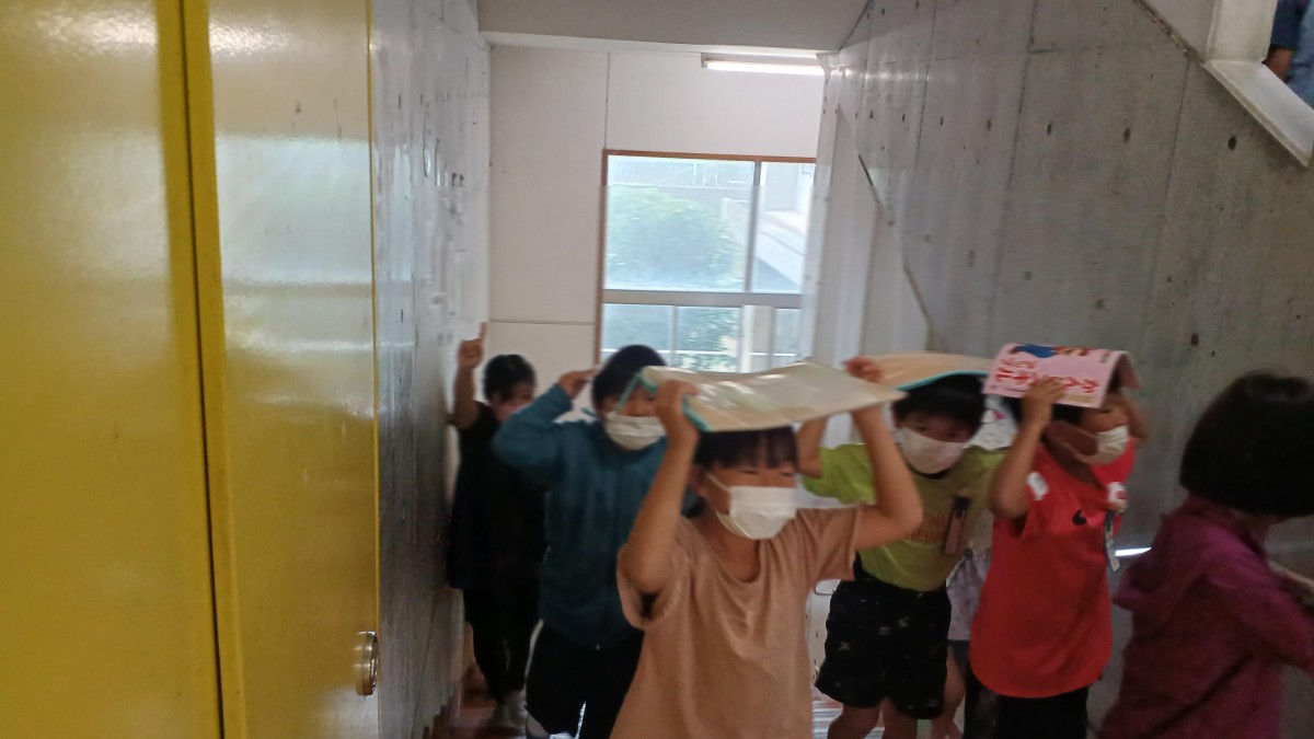 地震・津波避難訓練の画像