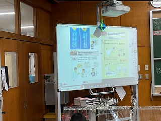 電子黒板の画像