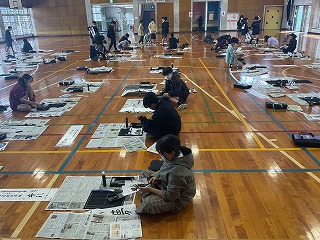 書き初め！の画像