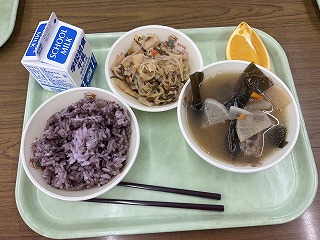 本日の給食！の画像