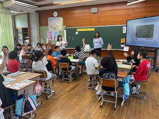 小中連携授業の画像