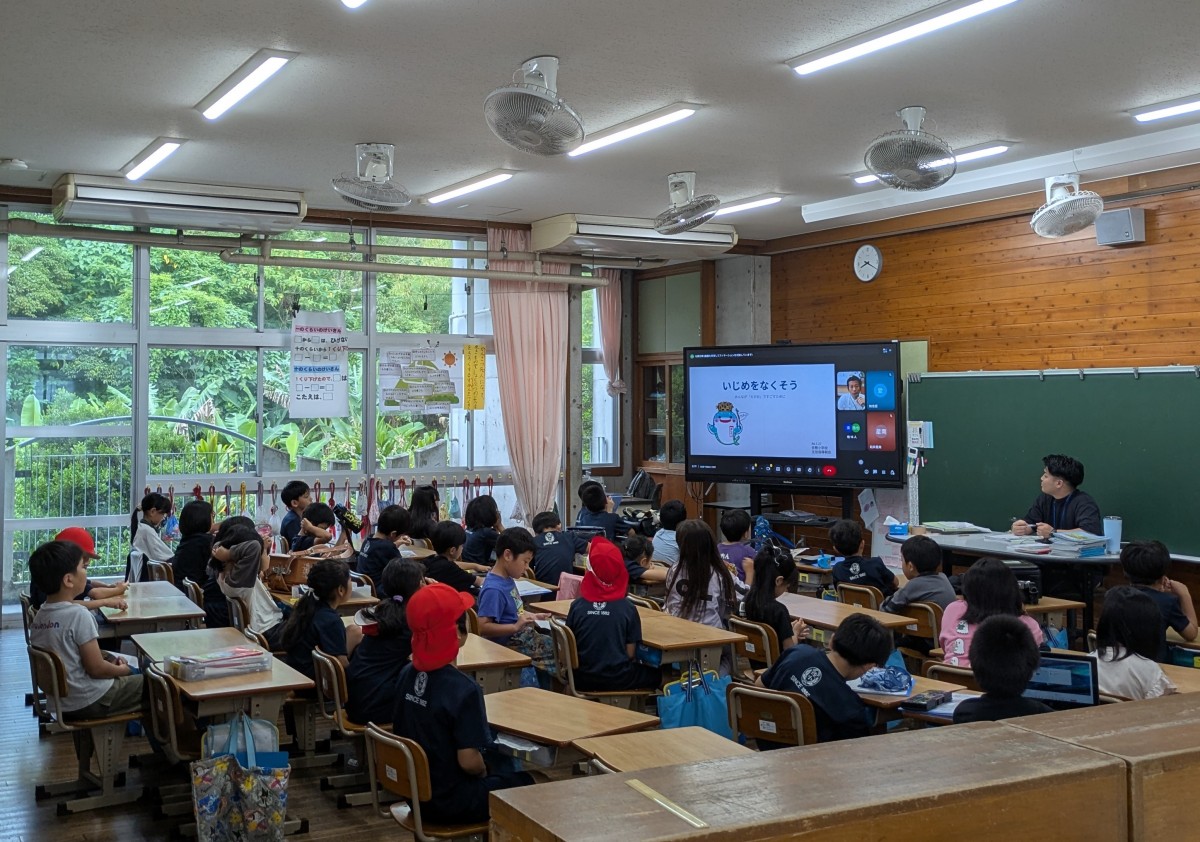 いじめ防止朝会の画像