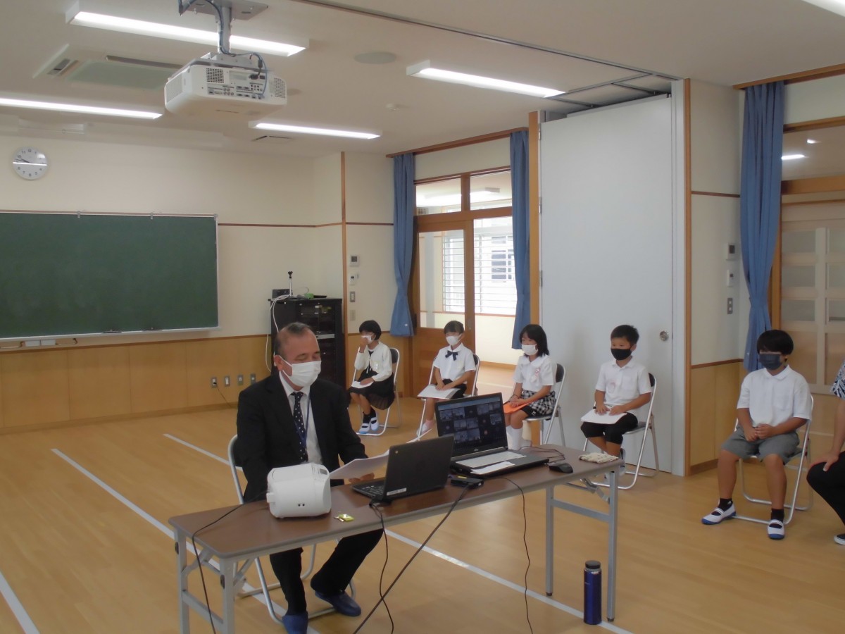 二学期始業式の画像