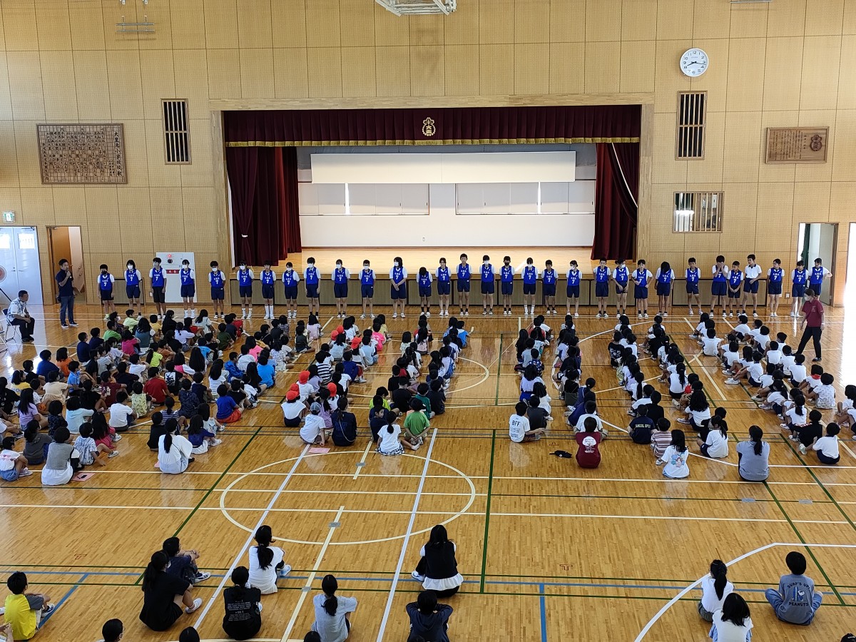 1018 全体朝会（地区陸上推戴式）の画像