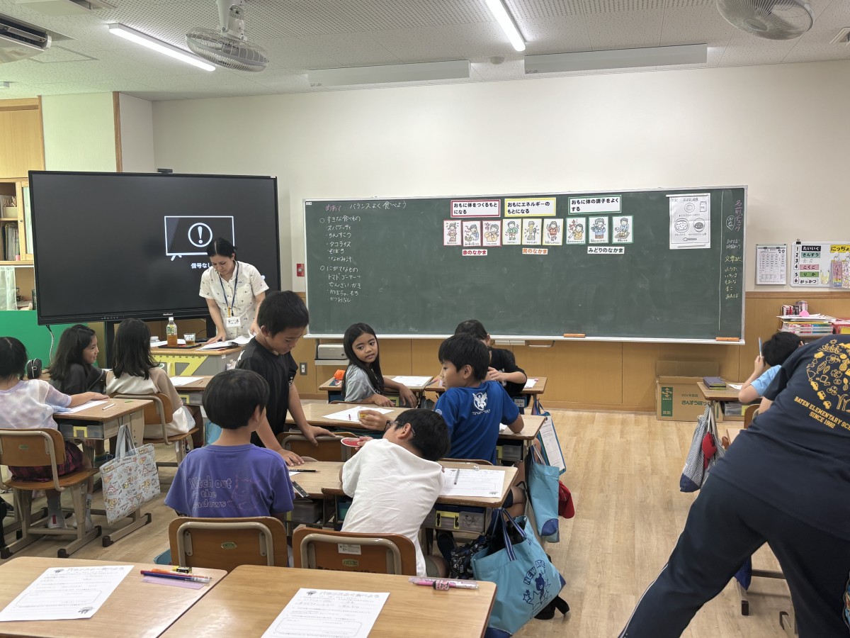 食育授業の画像