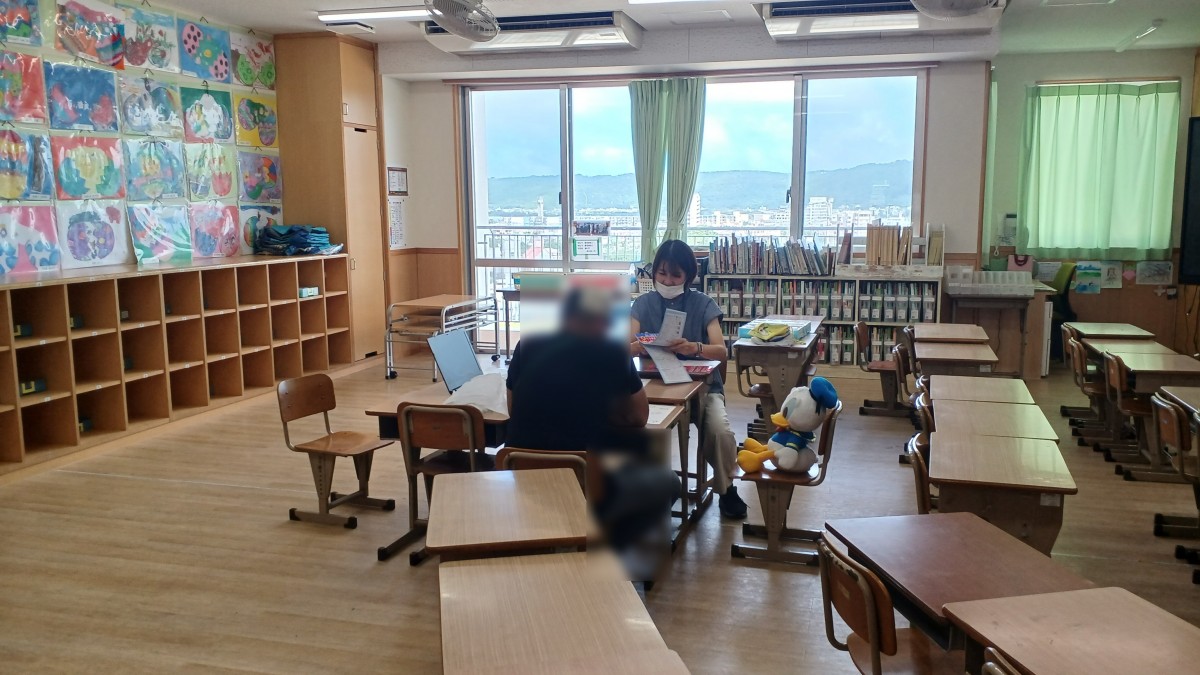 保護者との面談の画像