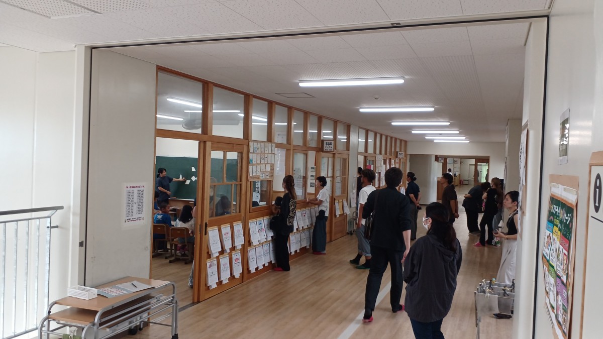 ９月の授業参観の画像