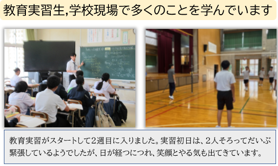 9月8日 教育実習２週目の画像