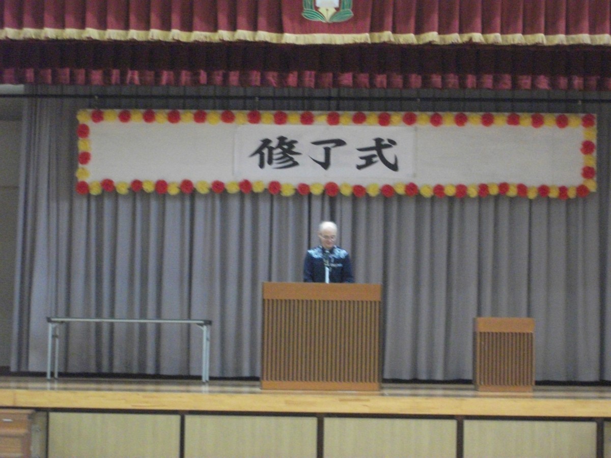 令和７年度　修了式・離任式の画像