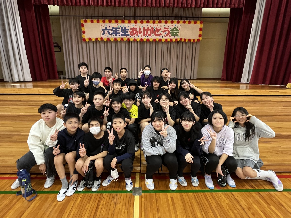 6年生を送る会！の画像