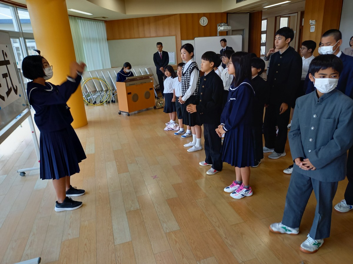 ２学期 終業式の画像