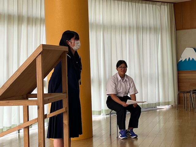 生徒会長選挙の画像